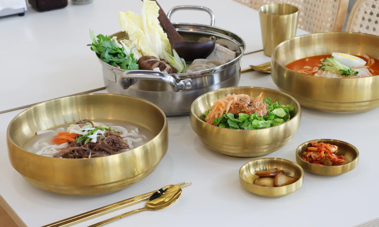Korean dishes at GAON Port Coquitlam